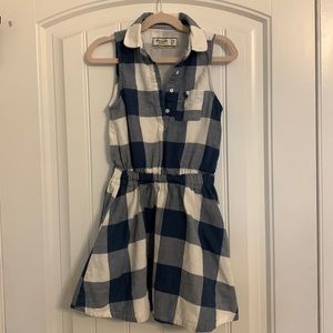 Size 7/8, Abercrombie Kids buffalo check dress